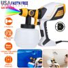 Electric Paint Sprayer HVLP Spray Painting Gun Handheld Painter with Different Spray Patterns 1200ML Detachable Container Flow/Length/Width Adjustable