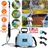 5L/1.3Gallon Electric Plant Sprayer Telescopic Rechargeable Garden Sprayer Automatic Handheld Sprayer with 3 Spray Spouts Shoulder Strap for Cleaning