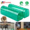 2Pcs Reusable Humane Mouse Trap Live Catch And Release Mouse Cage Animal Pest Rodent Hamster Capture Trap Finger Safe For Small Mice