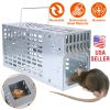 Humane Live Mouse Trap Reusable Metal Rat Rodent Cage Catch Release Continuous Capture Indoor Outdoor Pet Children Safe