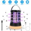 4 In 1 Bug Zapper Light Rechargeable Mosquito Zapper for Indoor Outdoor  Waterproof Mosquito Killer Lamp with 3 Lighting Modes for Patio Yard Home
