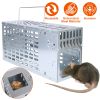Humane Live Mouse Trap Reusable Metal Rat Rodent Cage Catch Release Continuous Capture Indoor Outdoor Pet Children Safe