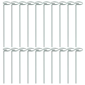 10 Packs 16in Plant Support Stakes Garden Flower Single Stem Support Stake Iron Plant Cage Support Ring For Tomatoes Orchid Lily Peony Rose Flower Ama