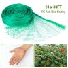 13 x 33ft Garden Netting Heavy Duty PE Anti Bird Netting Plants Fruits Tree Vegetables Protection Netting Net