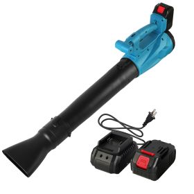 Cordless Leaf Blower 93MPH 431CFM Battery Powered Leaf Blower    with 6 Variable Speeds 2 Rechargeable Batteries for Yard Patio Driveway