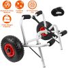 Foldable Kayak Canoe Boat Carrier Cart Trailer Trolley 176lbs Transport Cart for Paddleboard