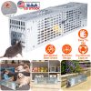Double Door Humane Live Mouse Trap With One-Way Door Design Reusable Metal Rat Rodent Cage Continuous Capture Mouse Trap For Indoor Outdoor Use Catch