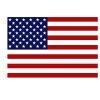 4 Pcs 3 x 5 Ft American US Flags Vivid Color and UV Fade Resistant Canvas Header Double Stitched with Brass Grommets for Indoor Outdoor