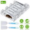 4Pcs Humane Live Mouse Trap Reusable Rat Rodent Trap Catch Release Cage Safe for Family Children Pets Easy Setup