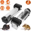 2Pcs Humane Live Mouse Trap Reusable Rat Rodent Trap Catch Release Cage Safe for Family Children Pets Easy Setup