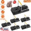 6Packs Mouse Traps Reusable Rat Rodent Killer Effective Pest Control Mouse Catcher Mice Snap Kill Trap