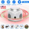 360° Ultrasonic Mice Repellent Indoor Rodent Repeller Mice Rat Squirrel Rodent Chaser with 3 Modes 9 Strobe Lights for Kitchen Living Room Attic Basem