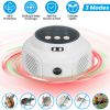 360° Ultrasonic Mice Repellent Indoor Rodent Repeller Rat Squirrel Rodent Chaser with 3 Modes 2 Strobe Lights for Kitchen Warehouse