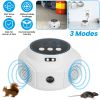 360° Ultrasonic Mice Repellent Indoor Rodent Repeller Rat Squirrel Rodent Chaser with 3 Modes 2 Strobe Lights for Kitchen Warehouse
