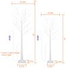 Lighted Birch Tree Artificial White Birch Twig Tree with 8 Warm White Lighting Modes for Wedding Party Christmas Holiday Festival Home Decoration
