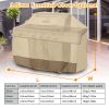 210D Waterproof Outdoor BBQ Grill Cover Windproof Dustproof Patio Gas Grill Oven Protector Oxford Cloth Garden