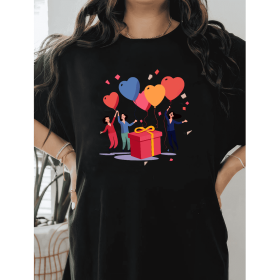 Casual Women's Cotton T-Shirt with Bow Detail - Trendy and Comfortable for Every Season (Style: 14)