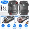 2 Pack Under Hood Ultrasonic Rodent Repeller Rodent Control Deterrent Chaser Blocker for Vehicle Indoor with Strobe Light 3 Power Supplies